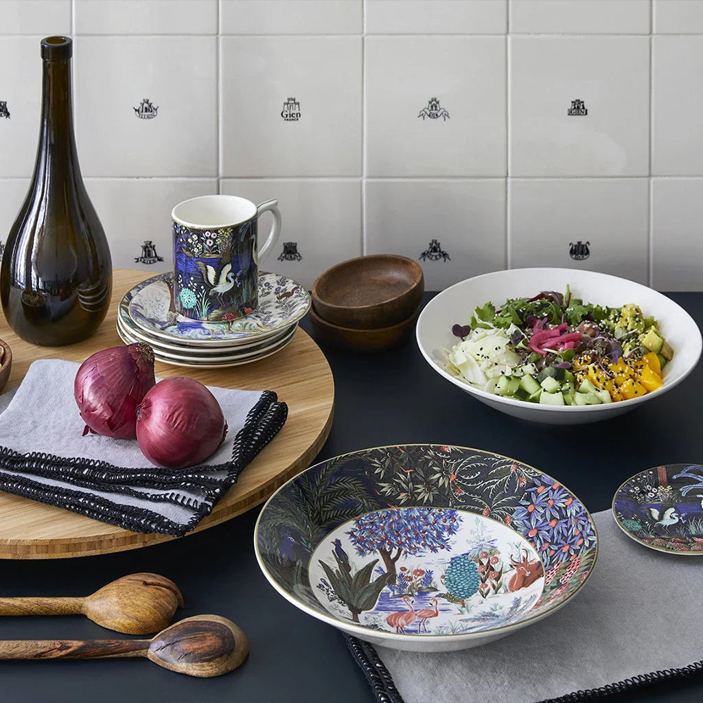 Set de 4 Assiettes à dessert Le Jardin du Palais - Multicolore