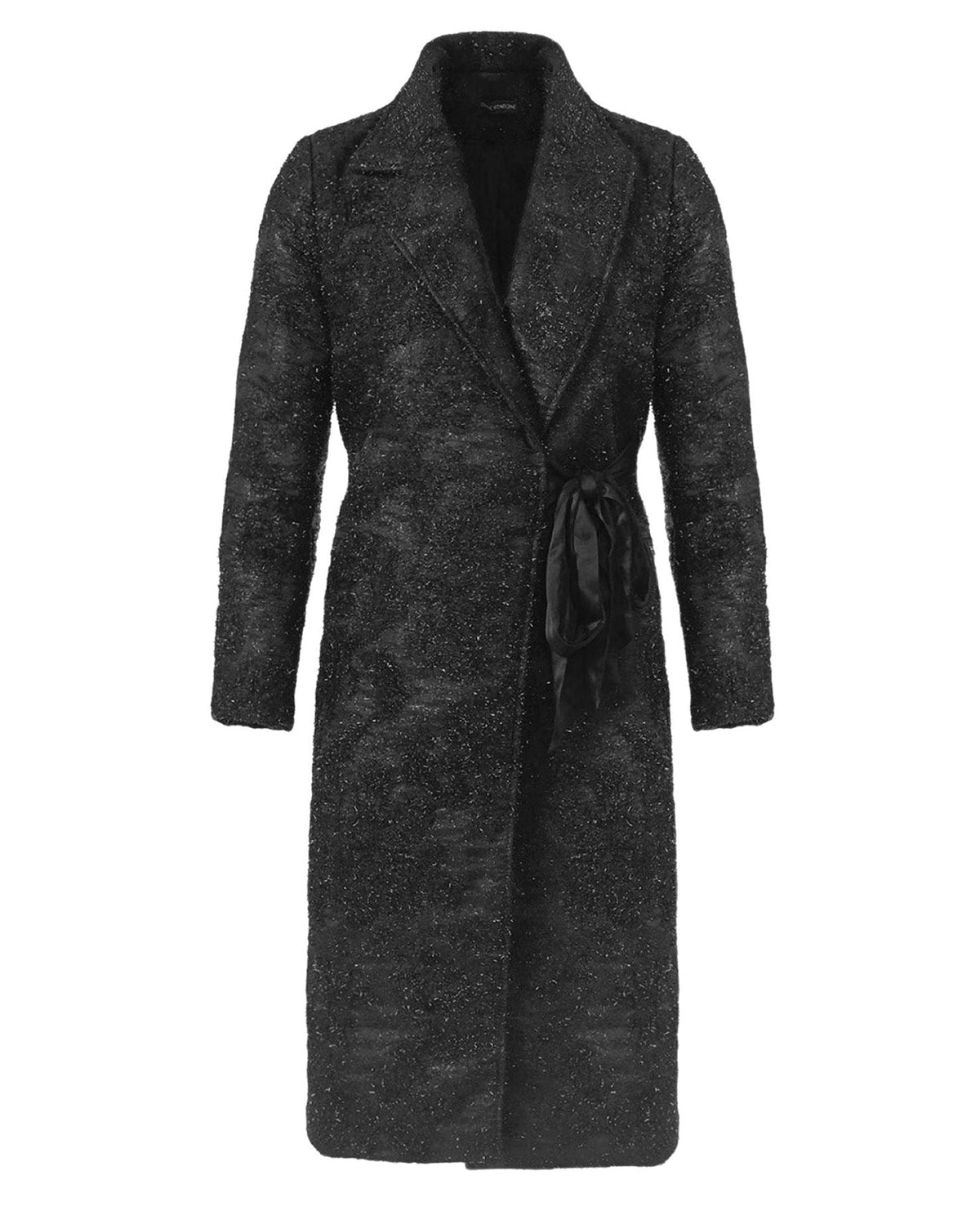 Manteau Leipoa cache-cœur - Noir