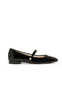 NEW // Babies Les Georges en cuir - Noir