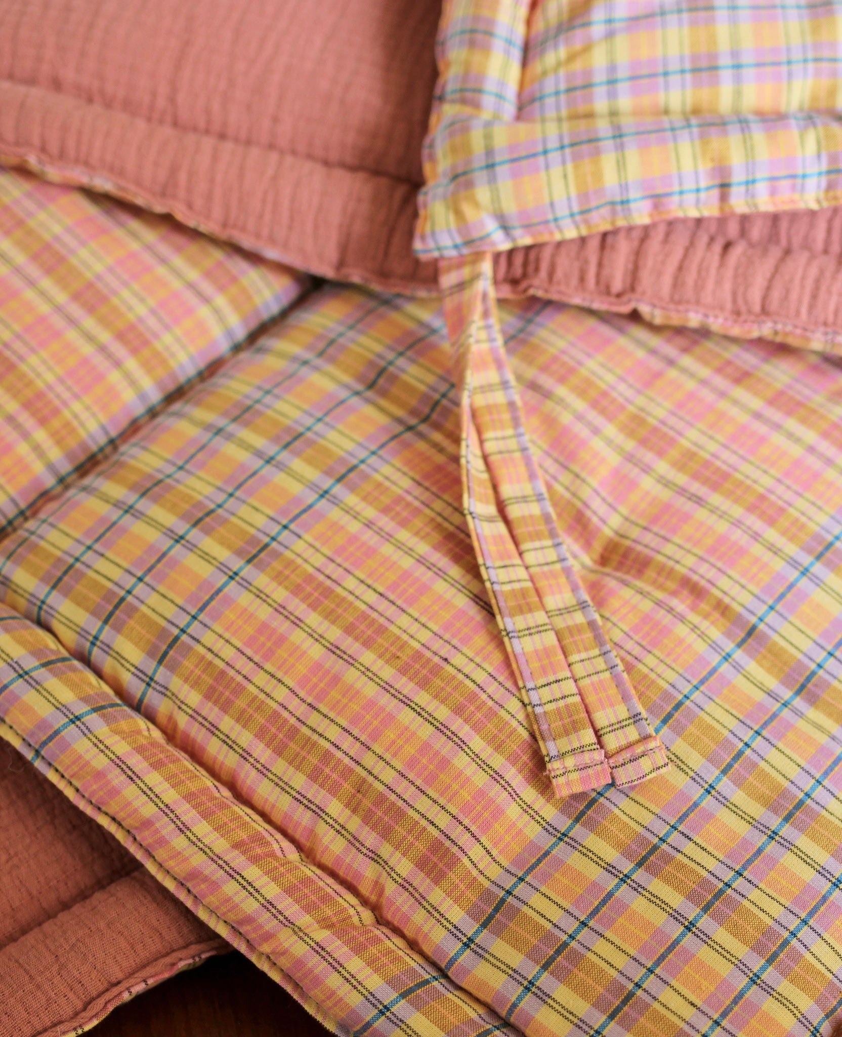 Nido Bonjour cotton gauze playmat - Pink