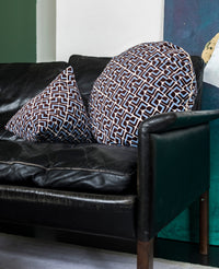 Bomboloni velvet cushion - Blue