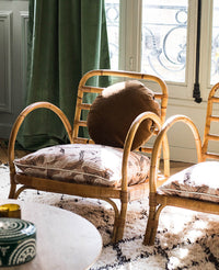 Coussin Bomboloni en velours - Cappuccino
