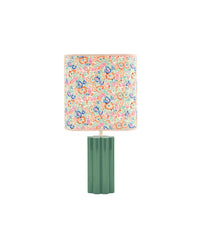 Petite lampe à poser Gioia - Vert amande et Argenté