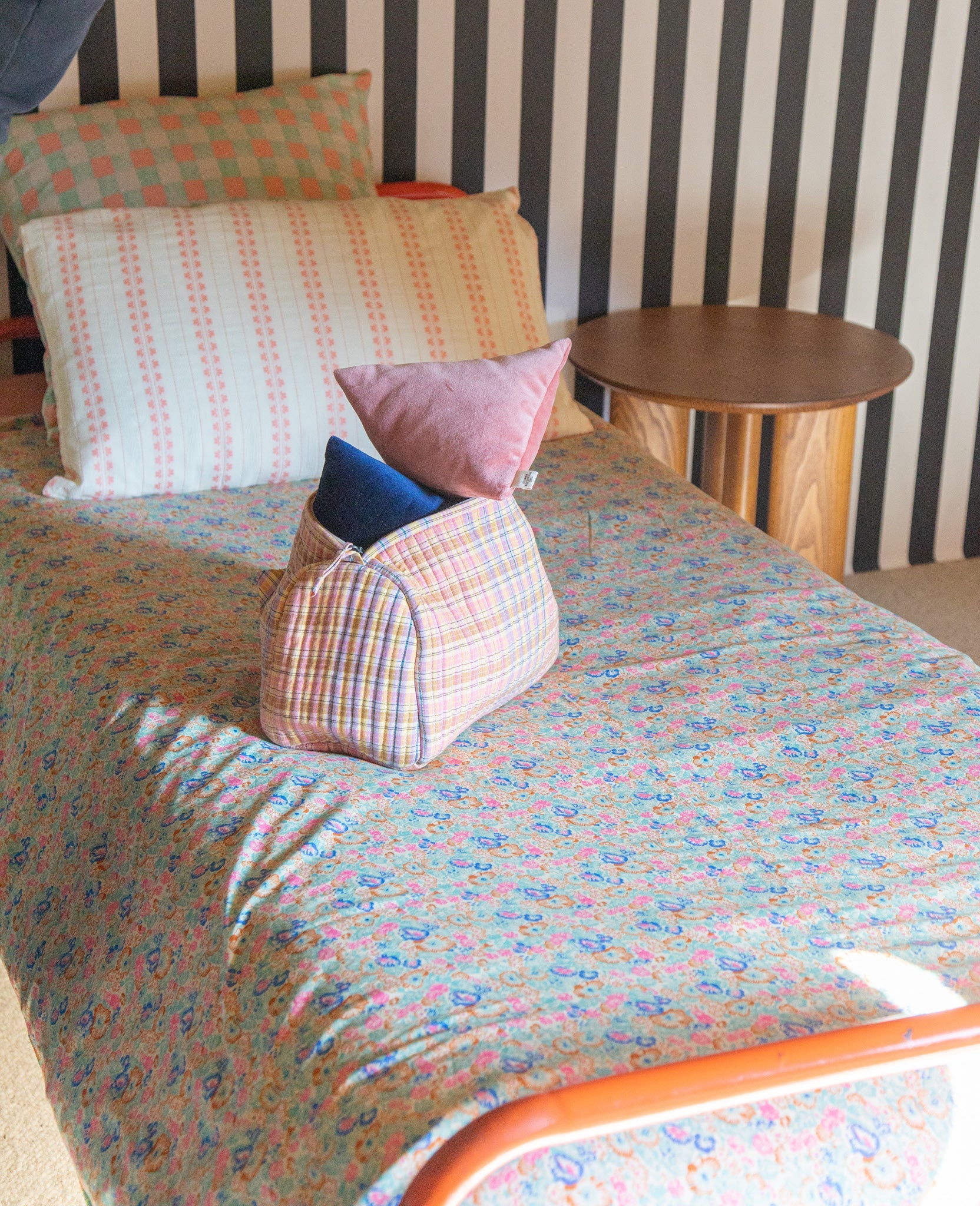 Housse de couette lit simple Bonjour - Bleu