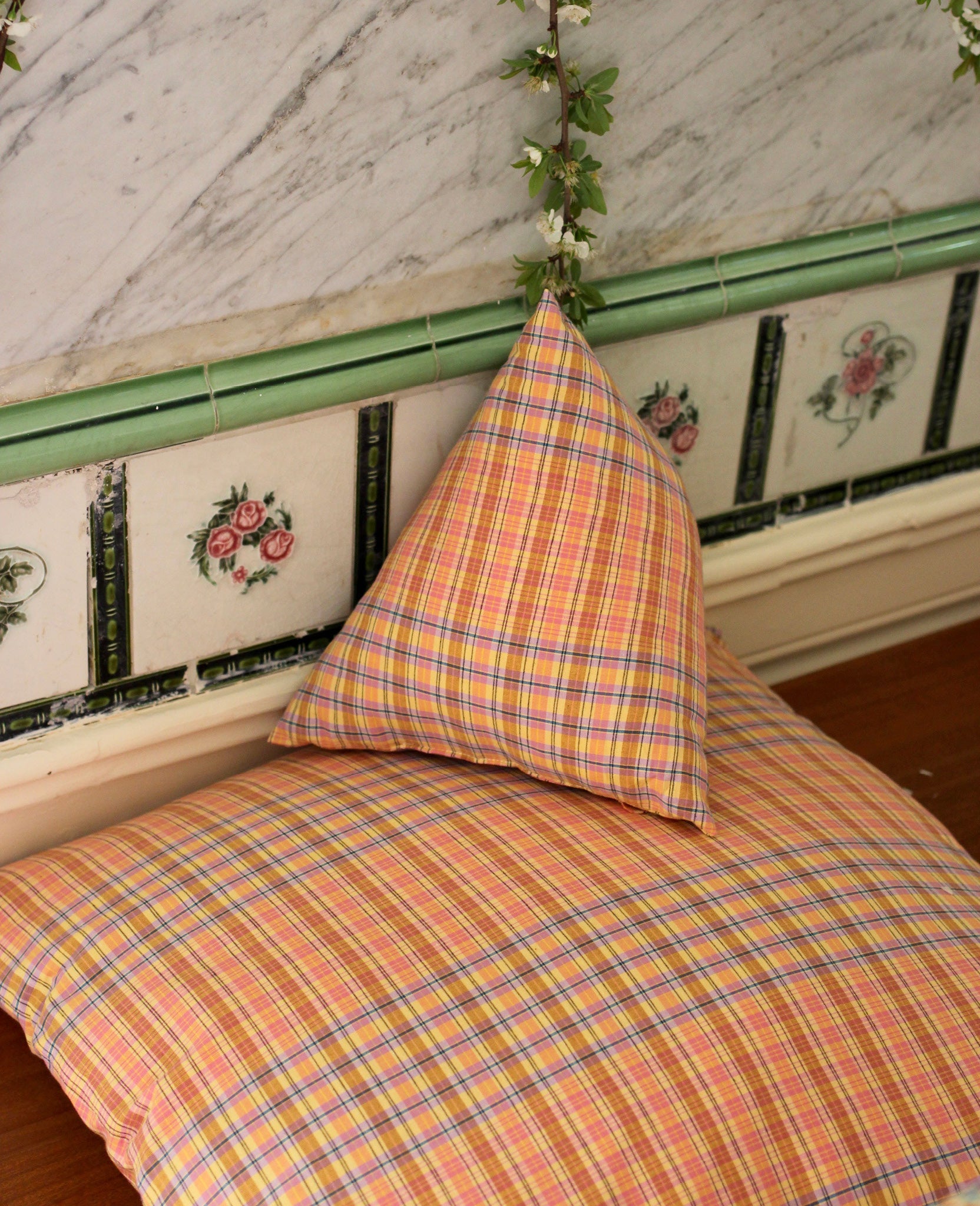 Bonjour Pillowcase - Pink