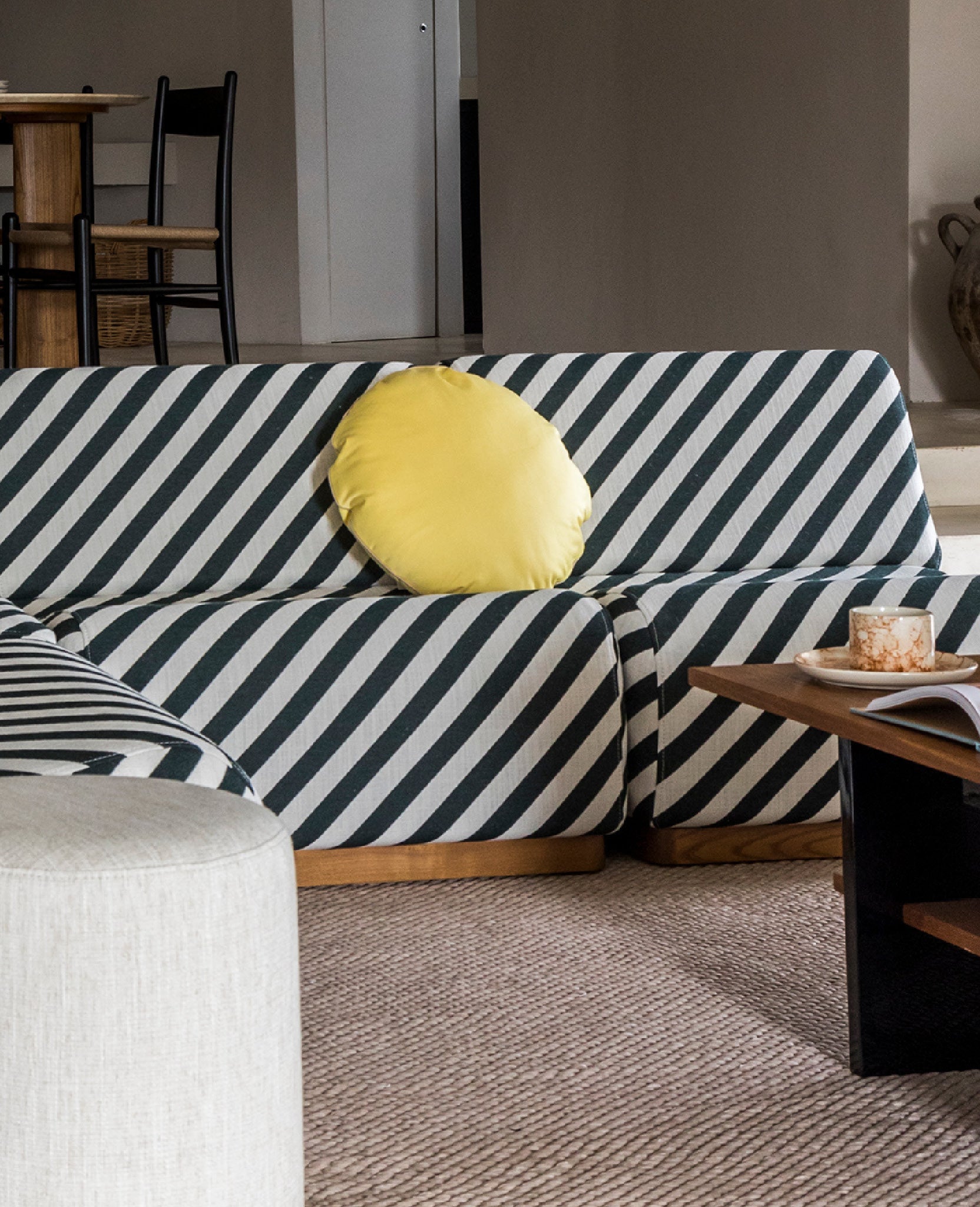 Coussin Bomboloni - Jaune