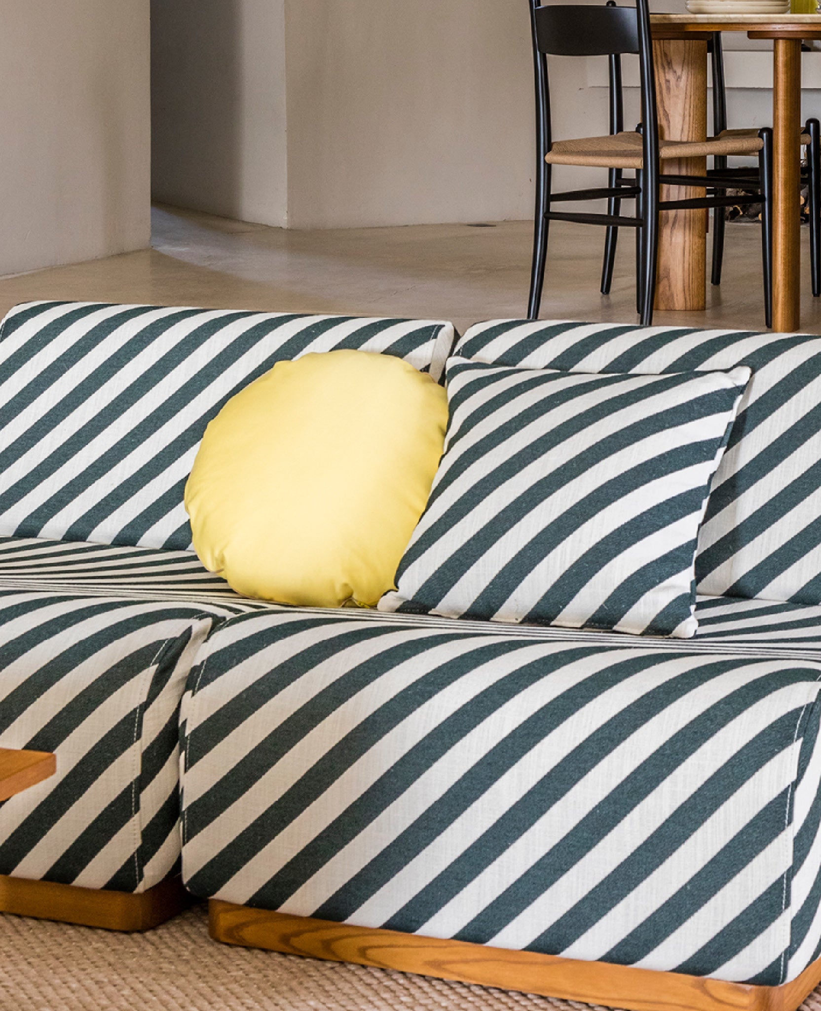 Coussin Bomboloni - Jaune