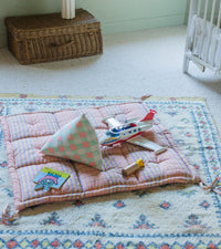 Nido Bonjour cotton gauze playmat - Pink