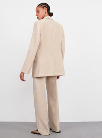 Light Longline Blazer - Sand