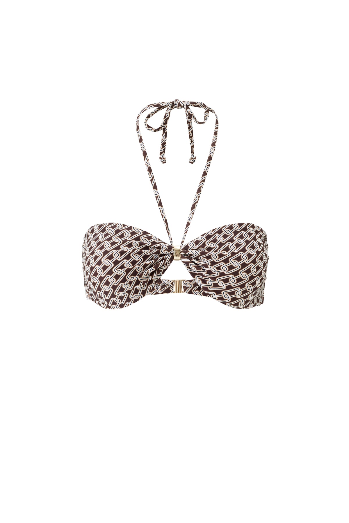 Haut de bikini bandeau Liguria imprimé - Chain