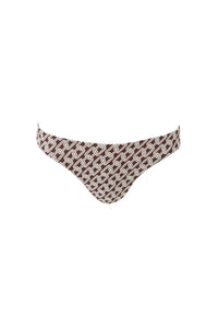 Bas de bikini taille basse Liguria imprimé - Chain