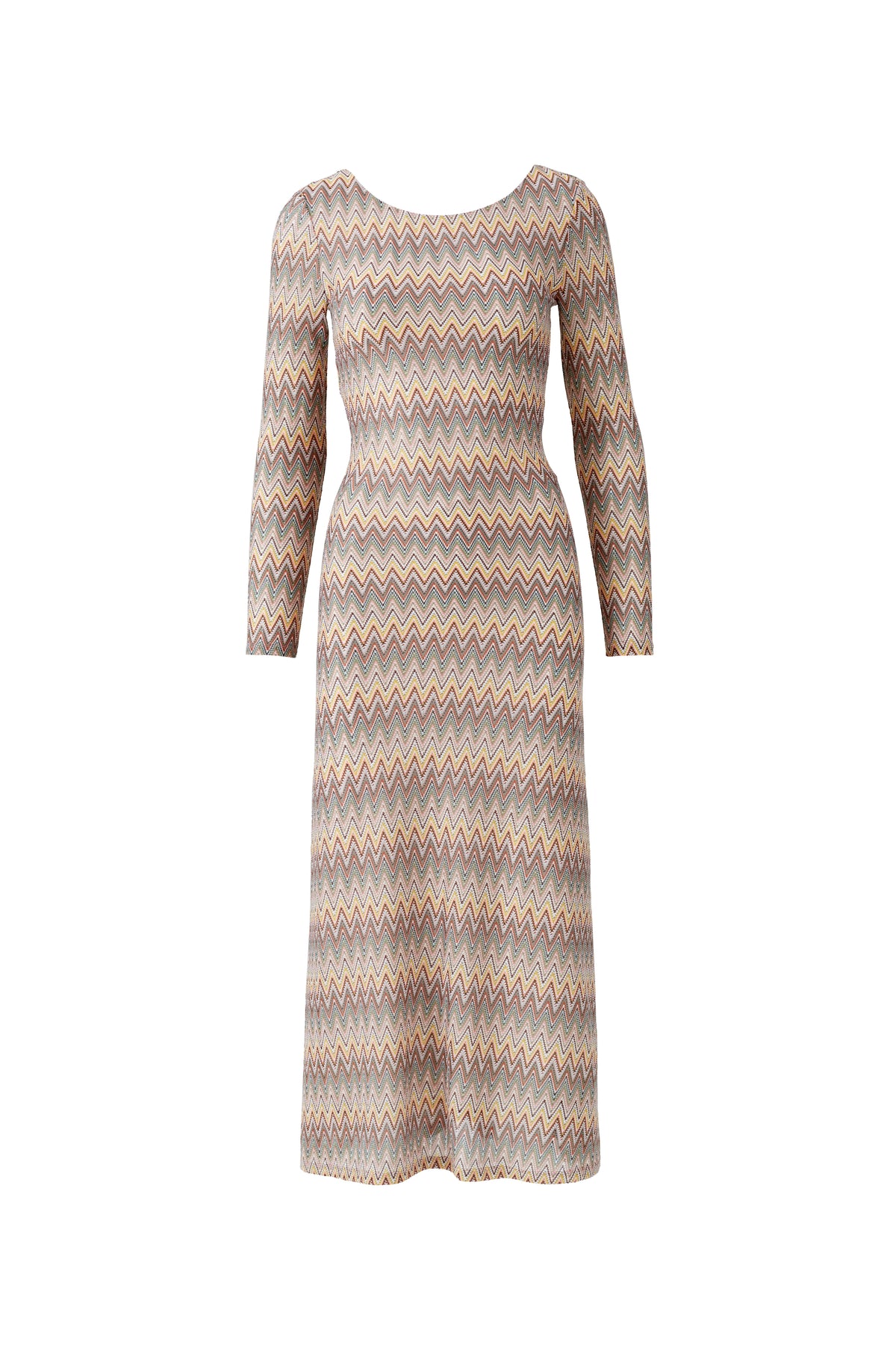 Multicolor Zigzag Robe - Multicolor Zigzag