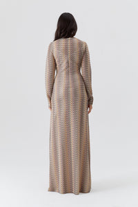 Robe Lily avec motif en zigzag - Multicolor Zigzag