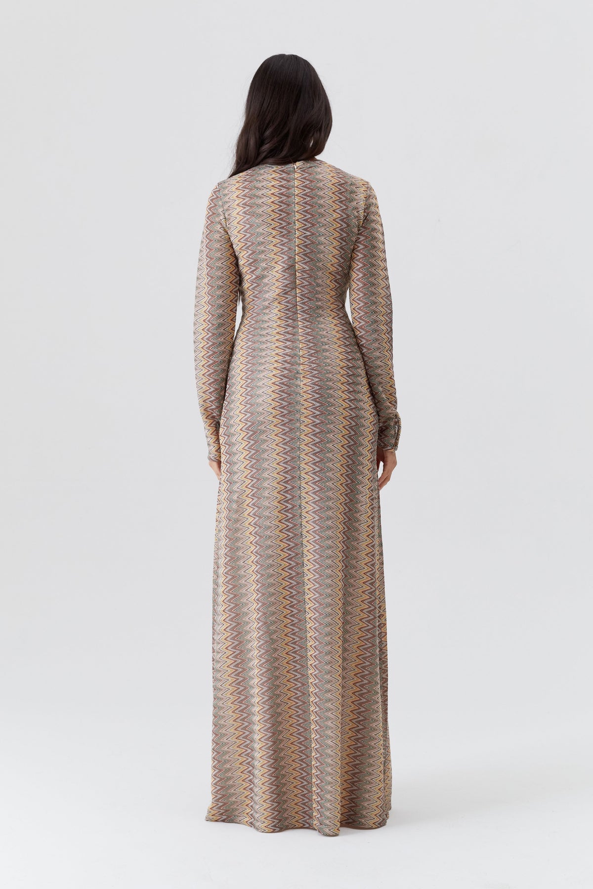 Robe Lily avec motif en zigzag - Multicolor Zigzag