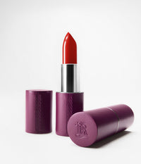 L'écrin en cuir rechargeable pour rouge à lèvres  - Burgundy