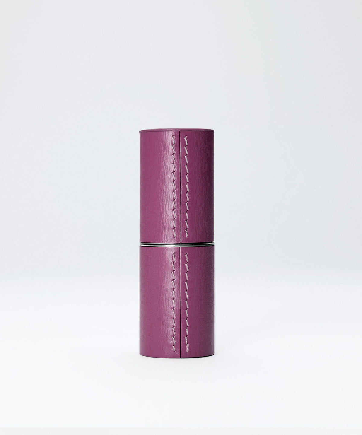 L'écrin en cuir rechargeable pour rouge à lèvres  - Burgundy