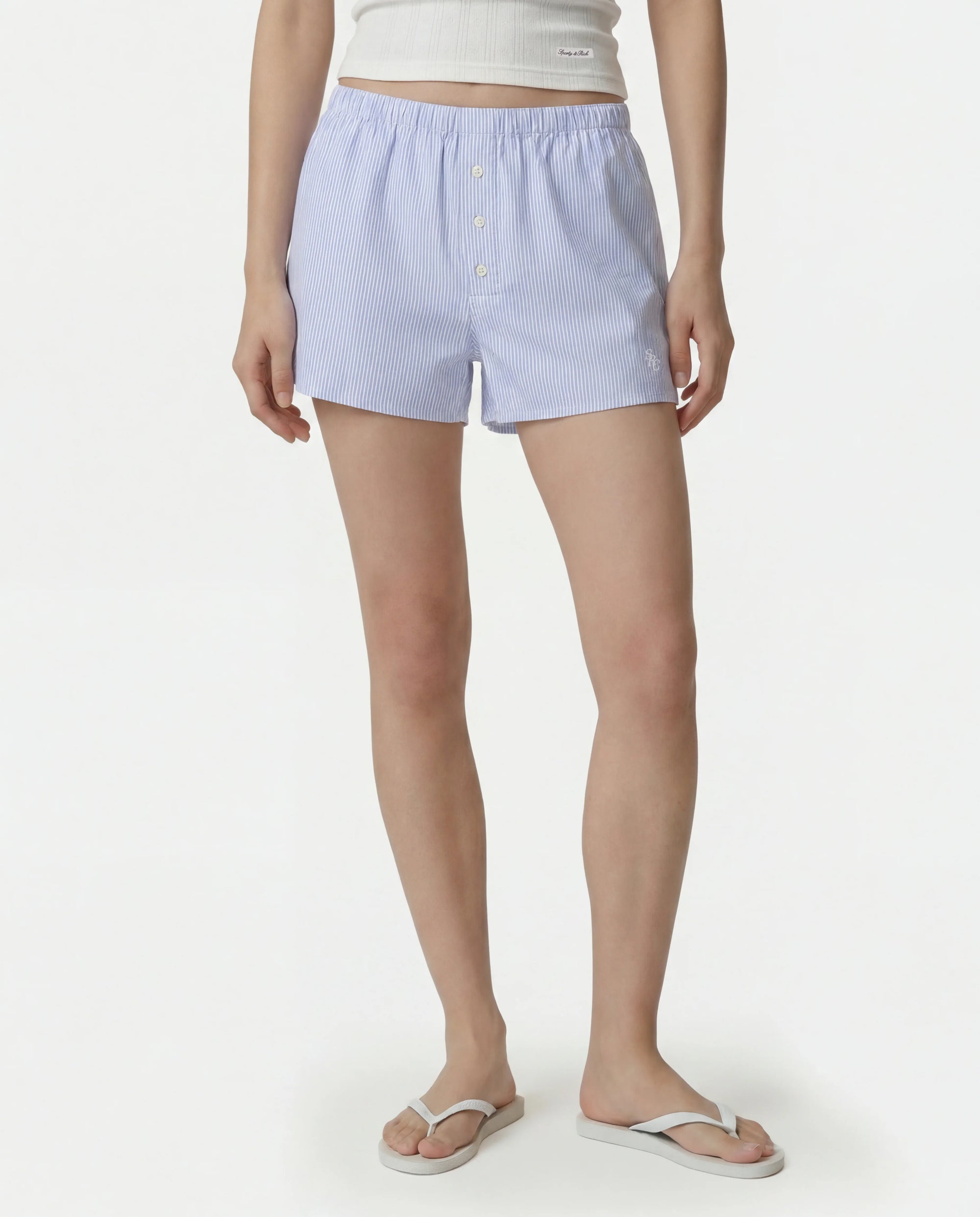 Mini-boxer SRC - Rayures bleues