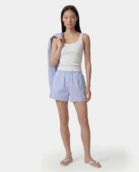 Mini-boxer SRC - Rayures bleues