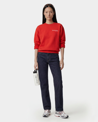 Pull à col rond « Modern » - Rubis