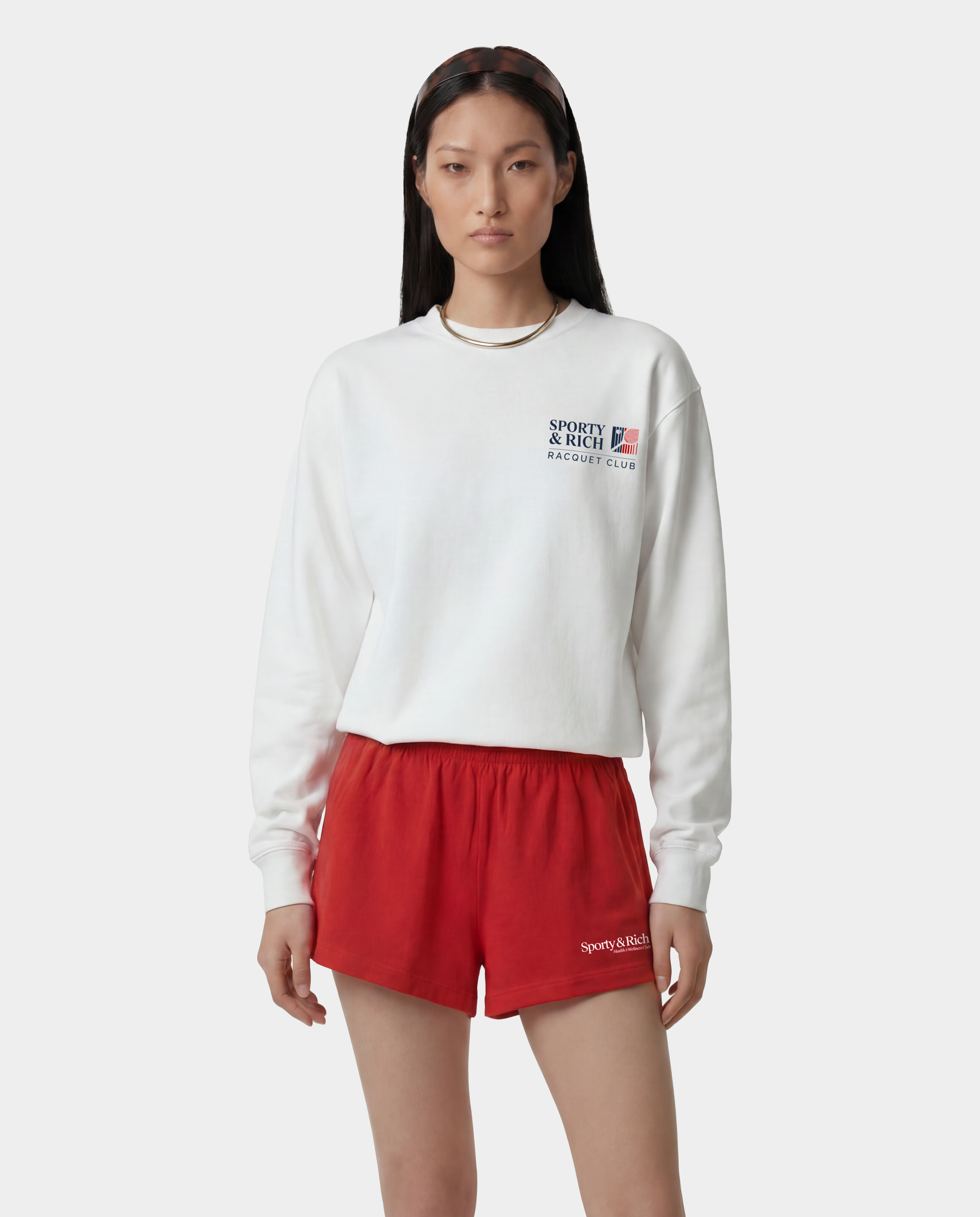 Pull à col rond Promo - Blanc