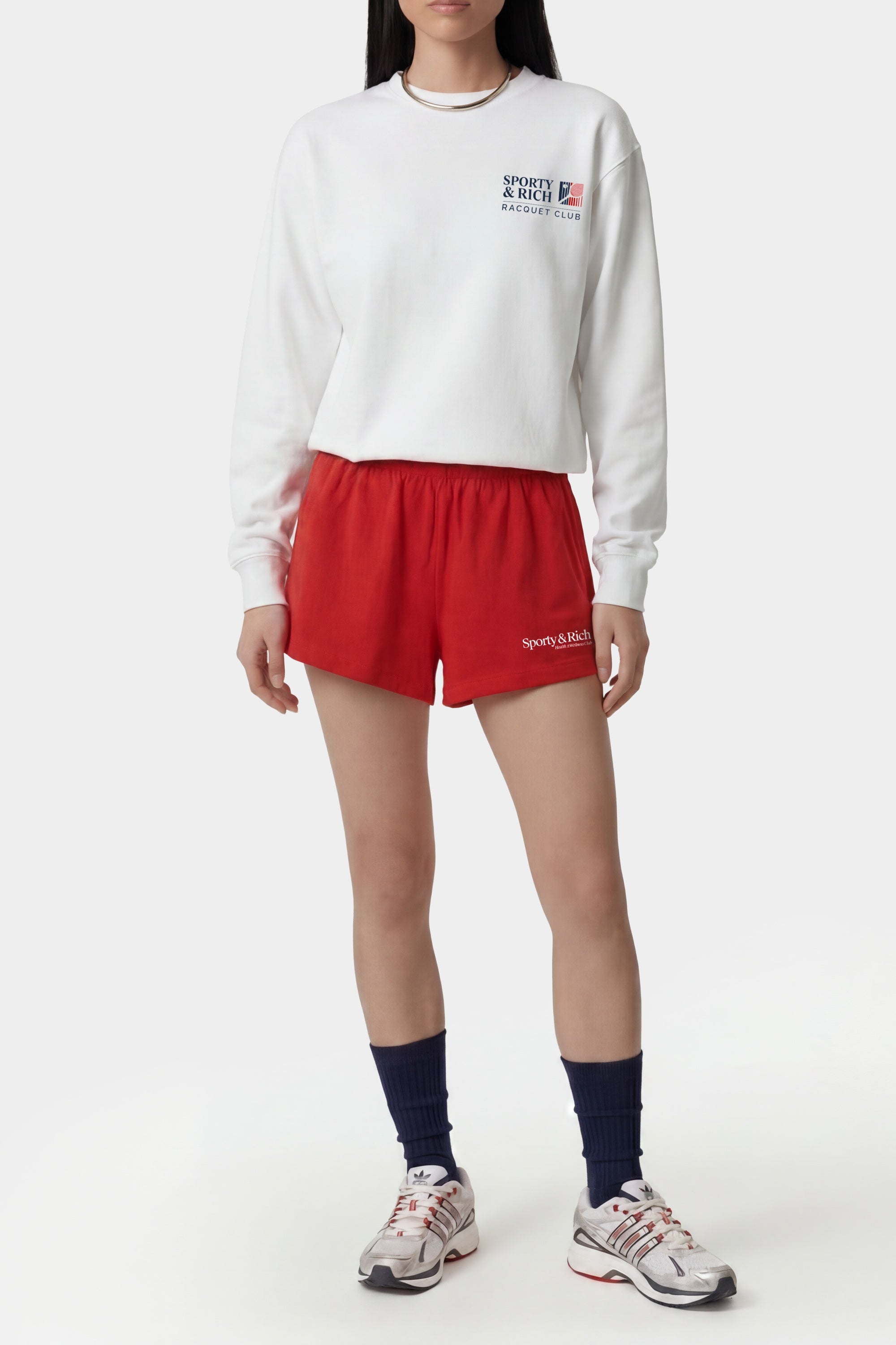 Pull à col rond Promo - Blanc