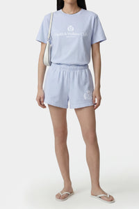 Short Disco NY Crest - Ciel
