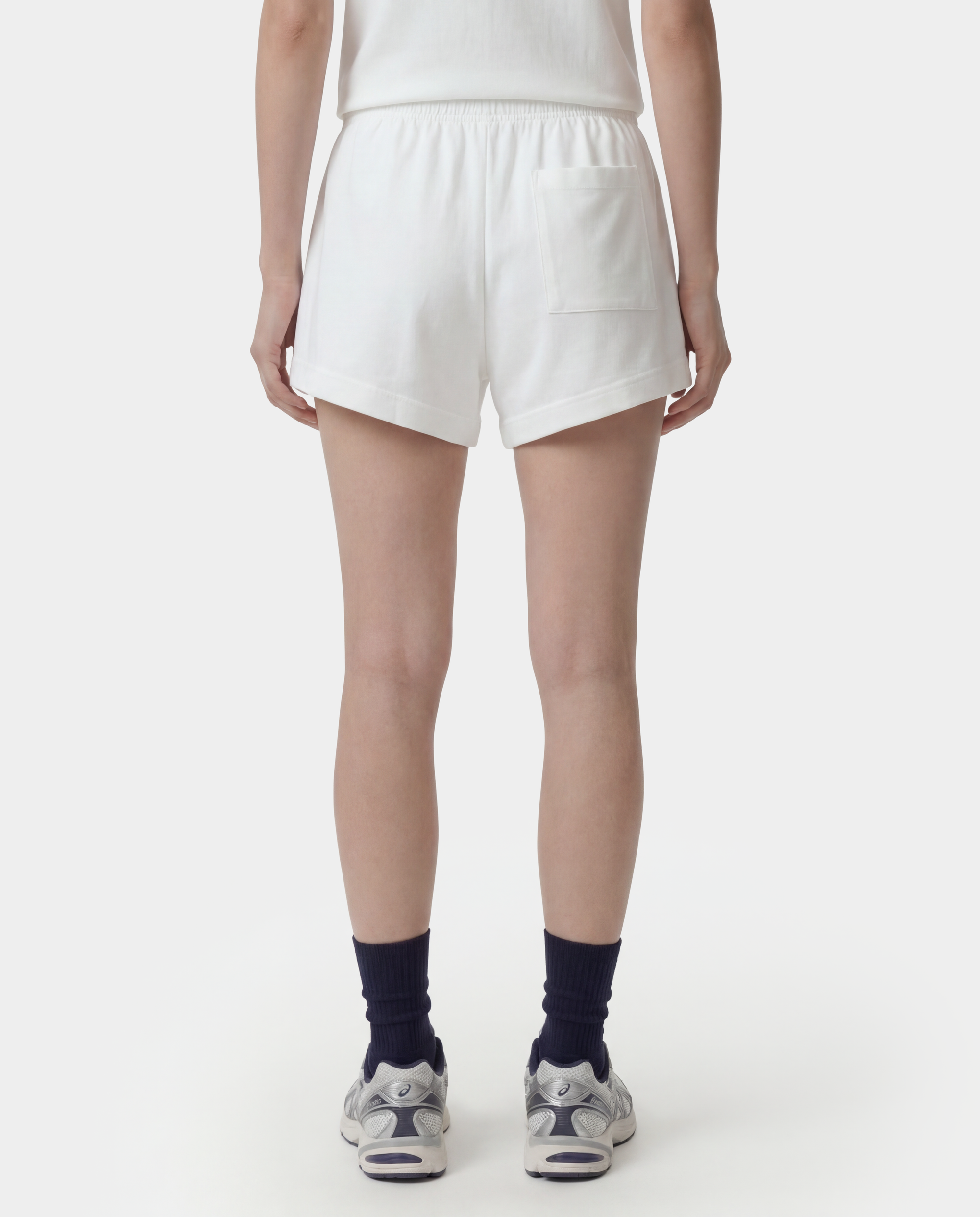 Short Disco NY Crest brodé - Blanc