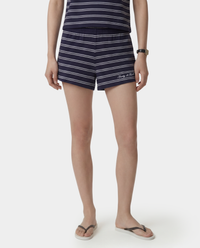 Short ultra-court avec logo Signature - Bleu marine foncé