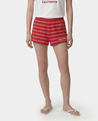 Short à logo signature - Rubis