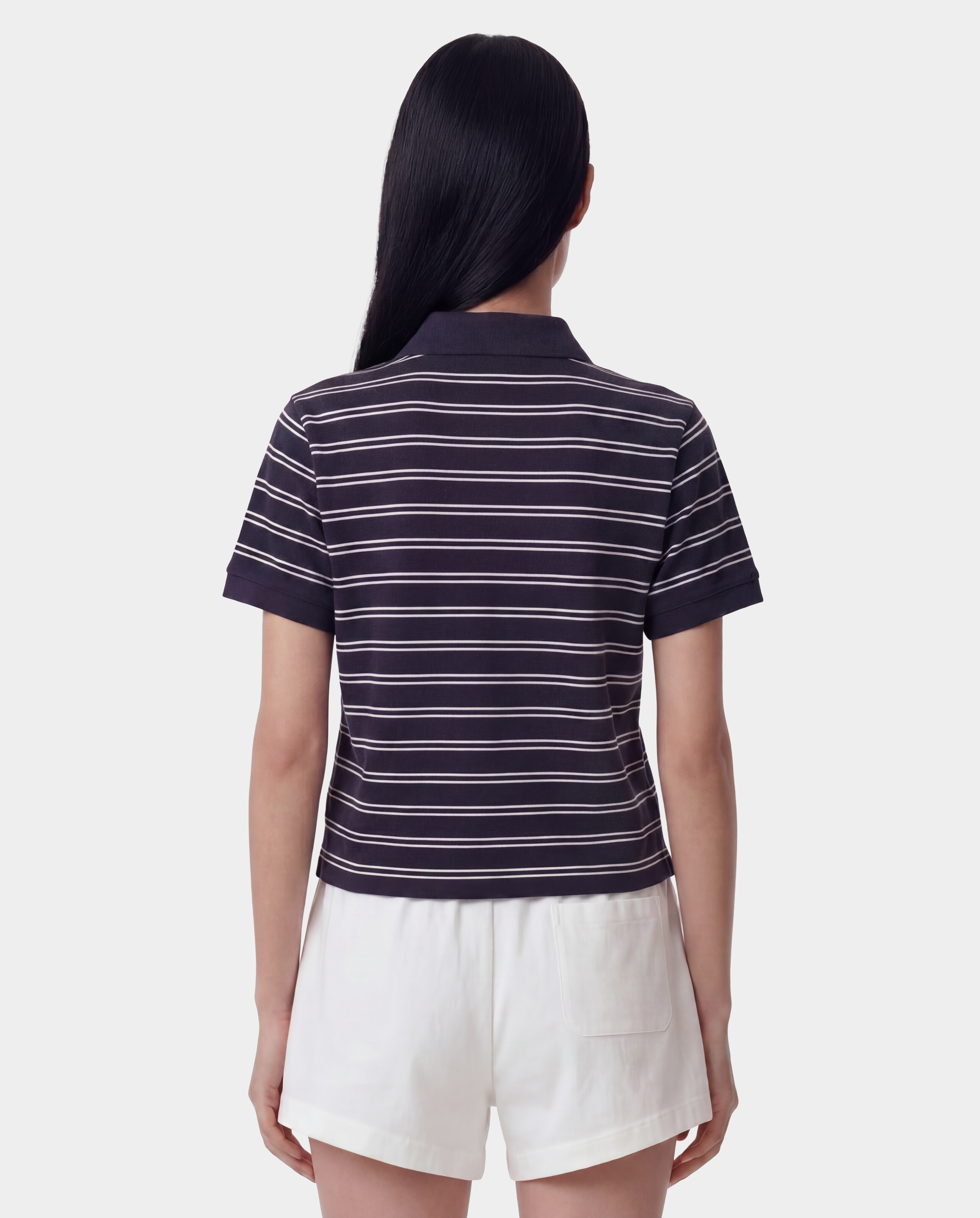Polo avec logo emblématique - Bleu marine foncé