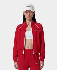 Veste de sport rétro avec logo Signature - Rubis