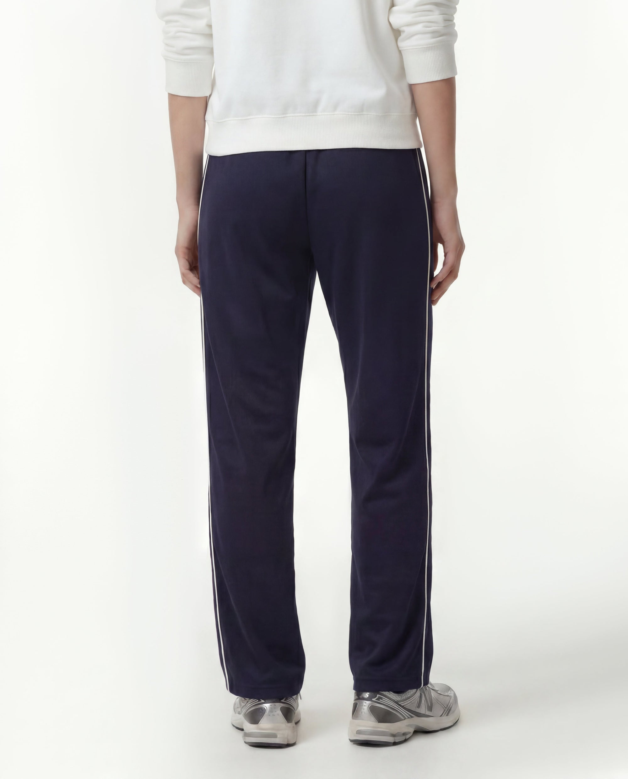 Pantalon de survêtement rétro avec logo Signature - Bleu marine foncé