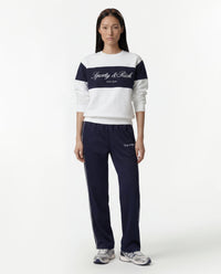 Pantalon de survêtement rétro avec logo Signature - Bleu marine foncé