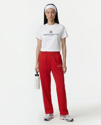 Pantalon de sport rétro avec logo Signature - Rubis