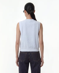 Gilet en tissu éponge Signature Logo - Ciel