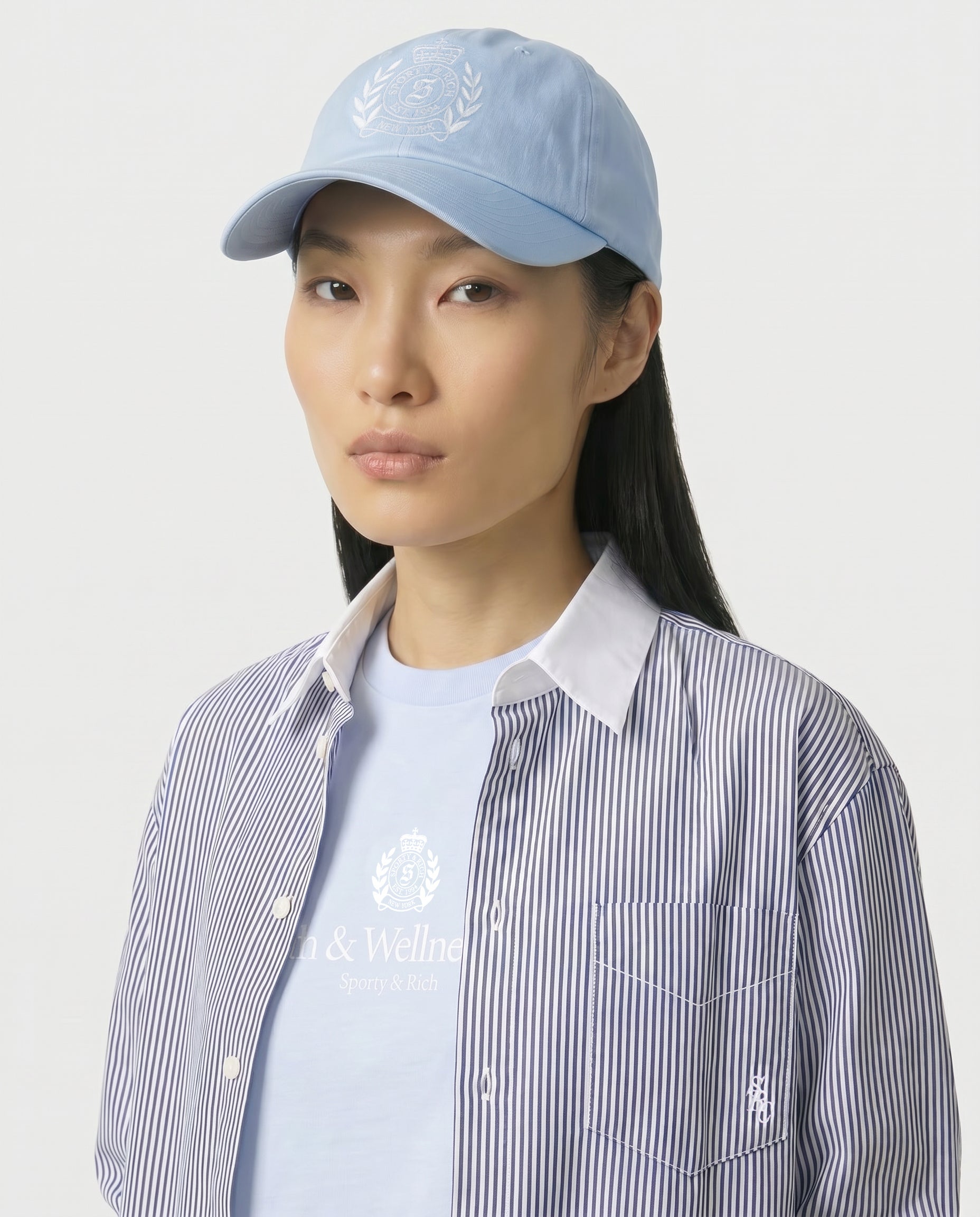 Casquette NY Crest - Ciel