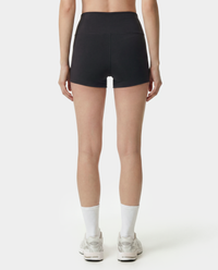 Short de cycliste court avec logo Serif - Carbone