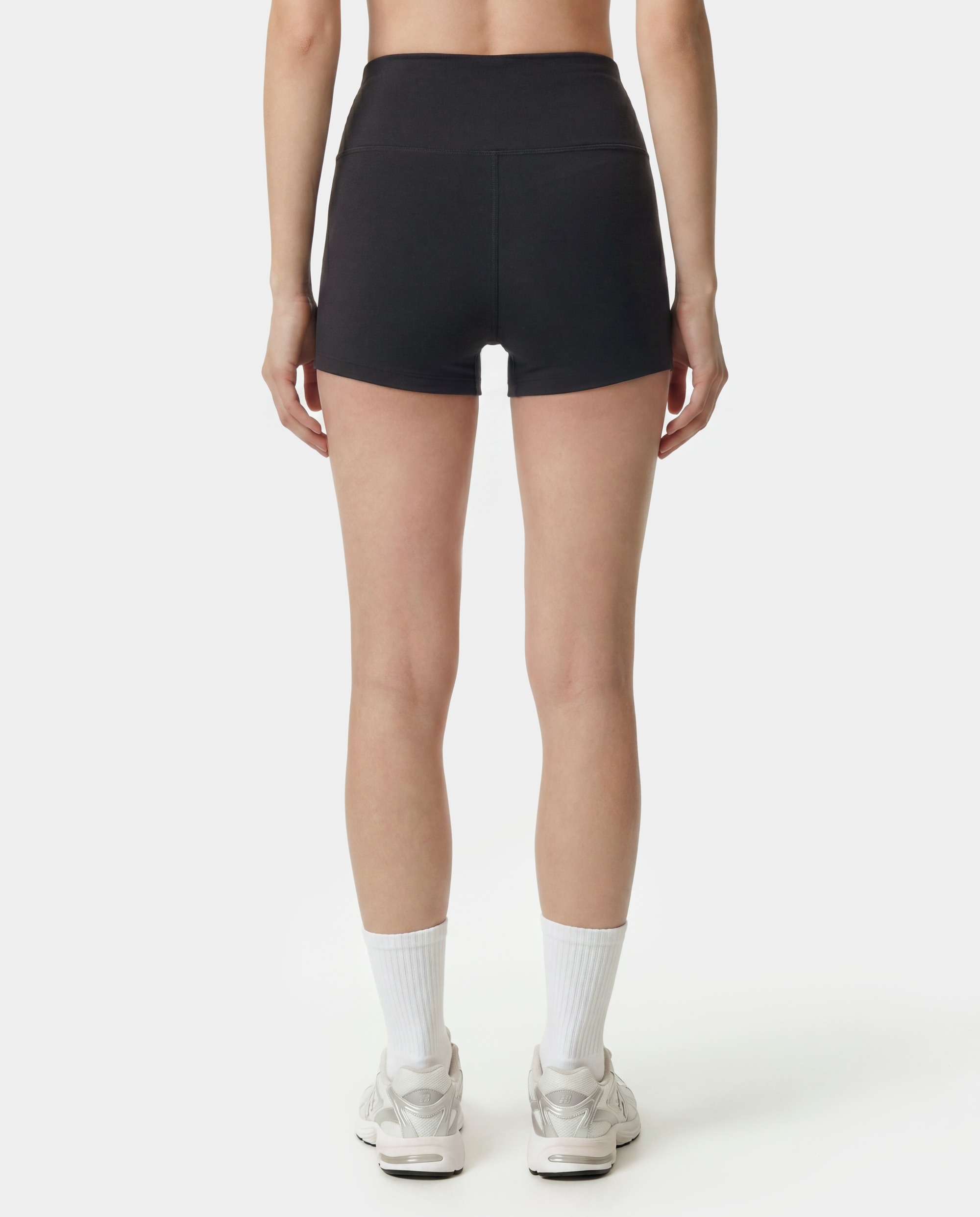 Short de cycliste court avec logo Serif - Carbone