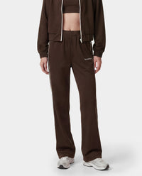 Pantalon de survêtement rétro avec logo Serif - Cioco/Blanc