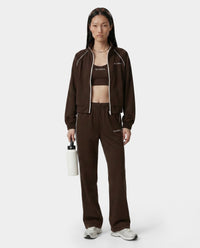 Pantalon de survêtement rétro avec logo Serif - Cioco/Blanc