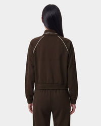 Veste de sport rétro avec logo Serif - Cioco/Blanc
