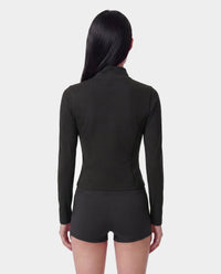 Veste de sport avec logo Serif - Charbon