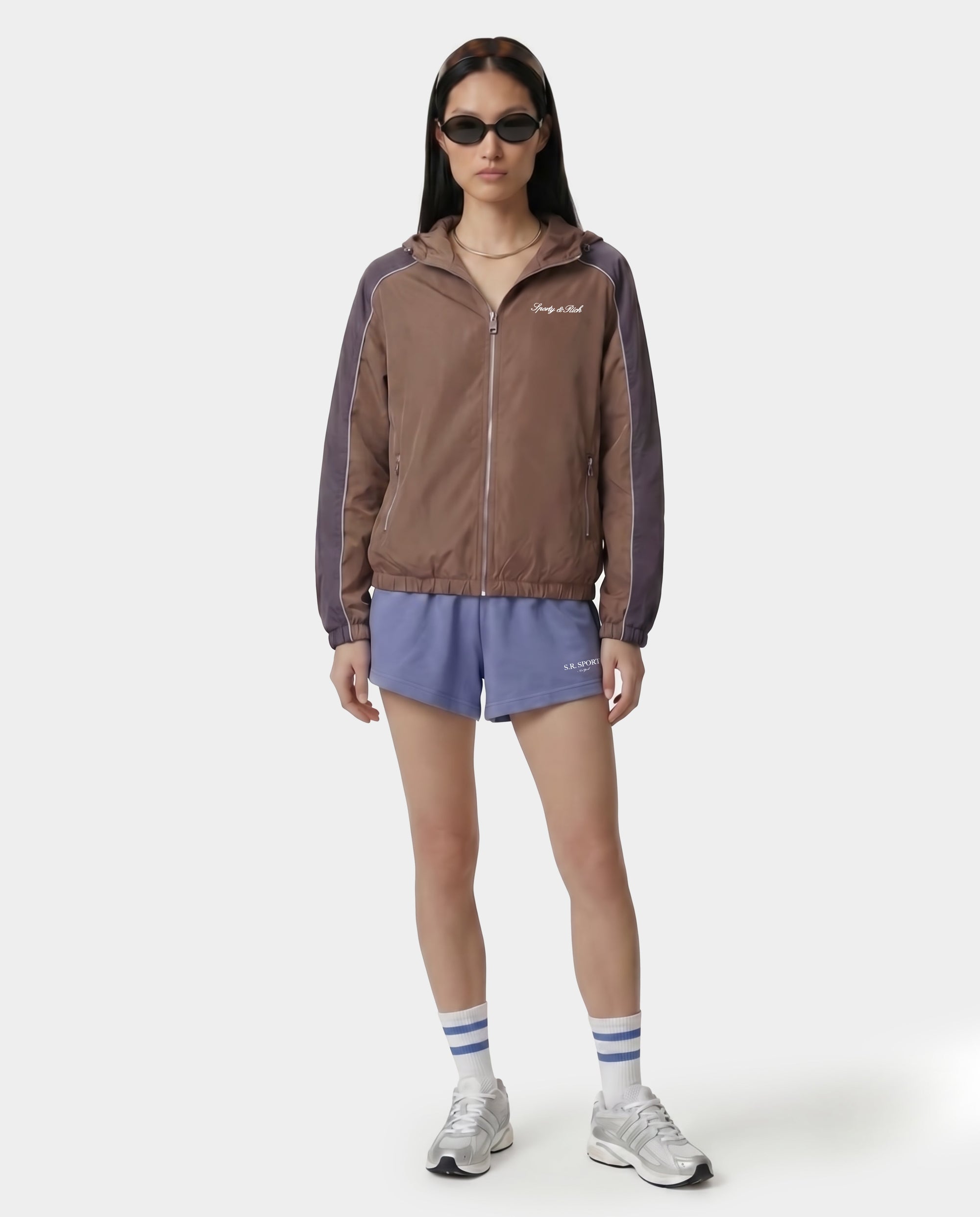 Veste de sport avec logo Serif - Sable/Carbone/Blanc
