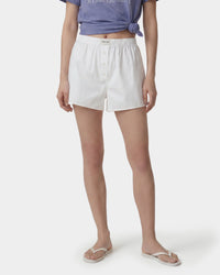 Short Ring au logo Signature - Blanc