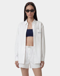 Chemise oversize Signature NY - Blanc