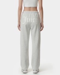 Pantalon de survêtement large Juicy Emblem - Gris chiné