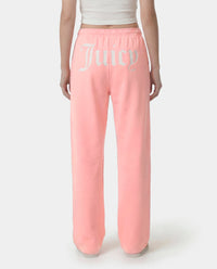 Pantalon de survêtement large Juicy Emblem - Rose