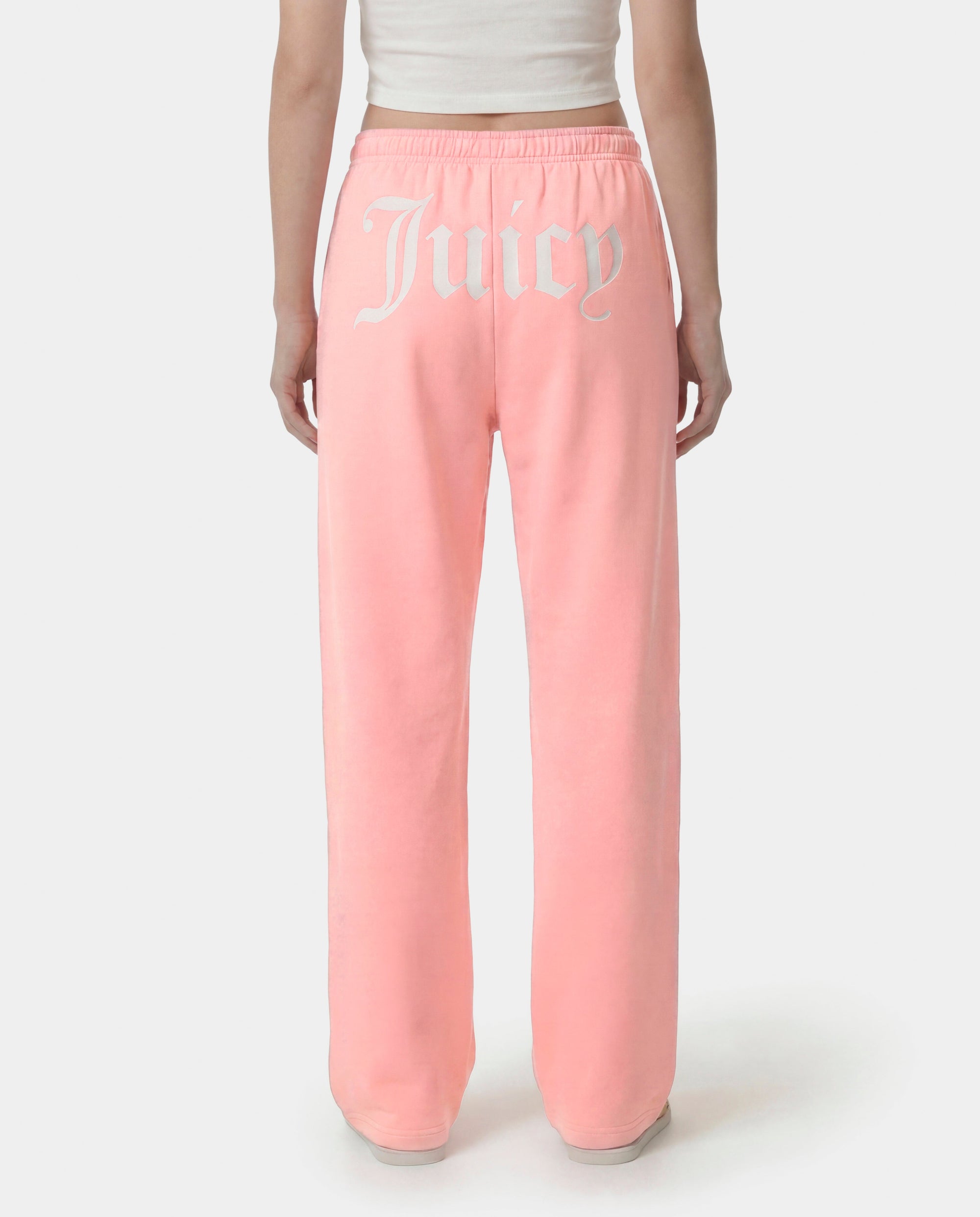 Pantalon de survêtement large Juicy Emblem - Rose