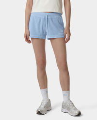 Short en velours Juicy Script - Bleu ciel