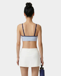 Soutien-gorge de sport Signature Logo - Ciel/Bleu marine